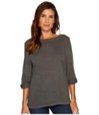 Jag Jeans - Wren Tee With Crochet Lace Back In Slub Jersey