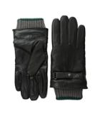Ted Baker - Hoftoff Two-tone Ribbed Leather Gloves