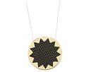 House Of Harlow 1960 - Perforated Sunburst Pendant Necklace