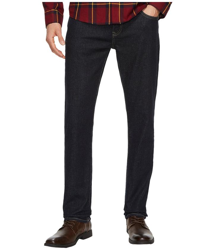 Ben Sherman - Stretch Slim Straight Leg Jeans In True Wash