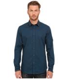 Just Cavalli - Slim Fit Stone Wash Woven Shirt