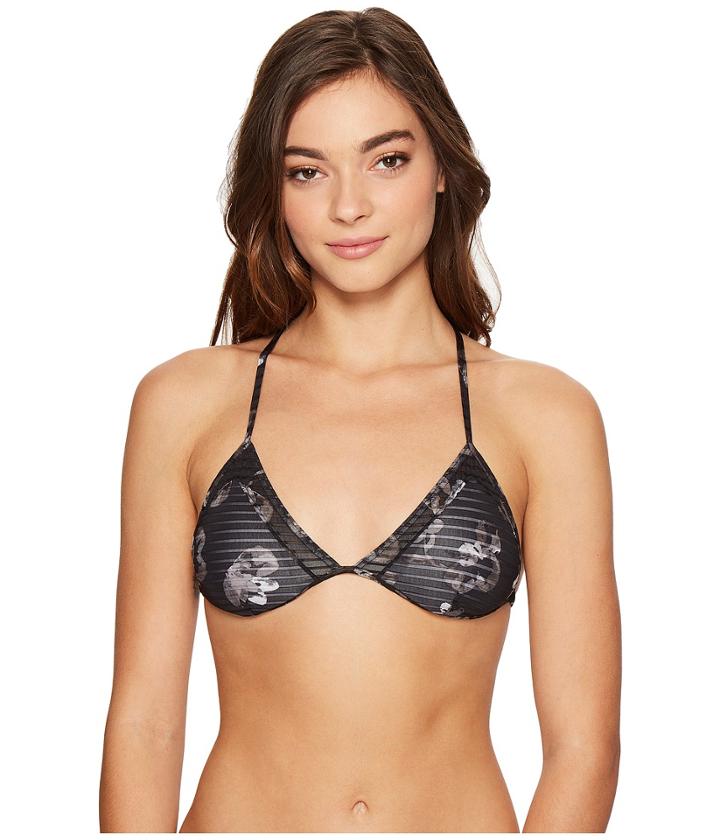 Rvca - In Bloom Floral Triangle Bikini Top