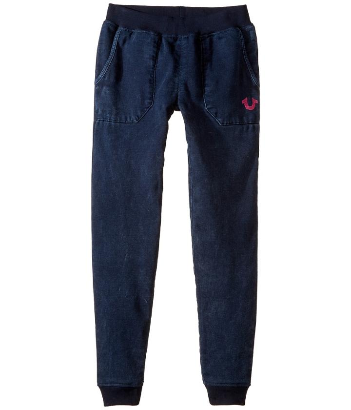 True Religion Kids - Indigo Mineral Wash Sweatpants