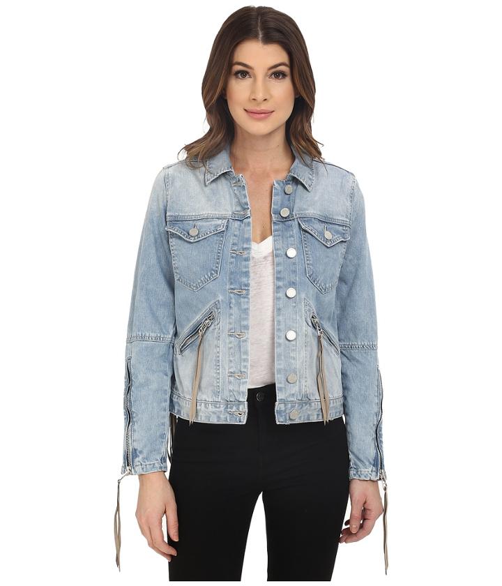 Blank Nyc - Denim Fringe Jacket