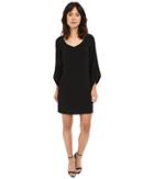 Laundry By Shelli Segal - Crepe T-body With 3/4 Tulip Sleeve