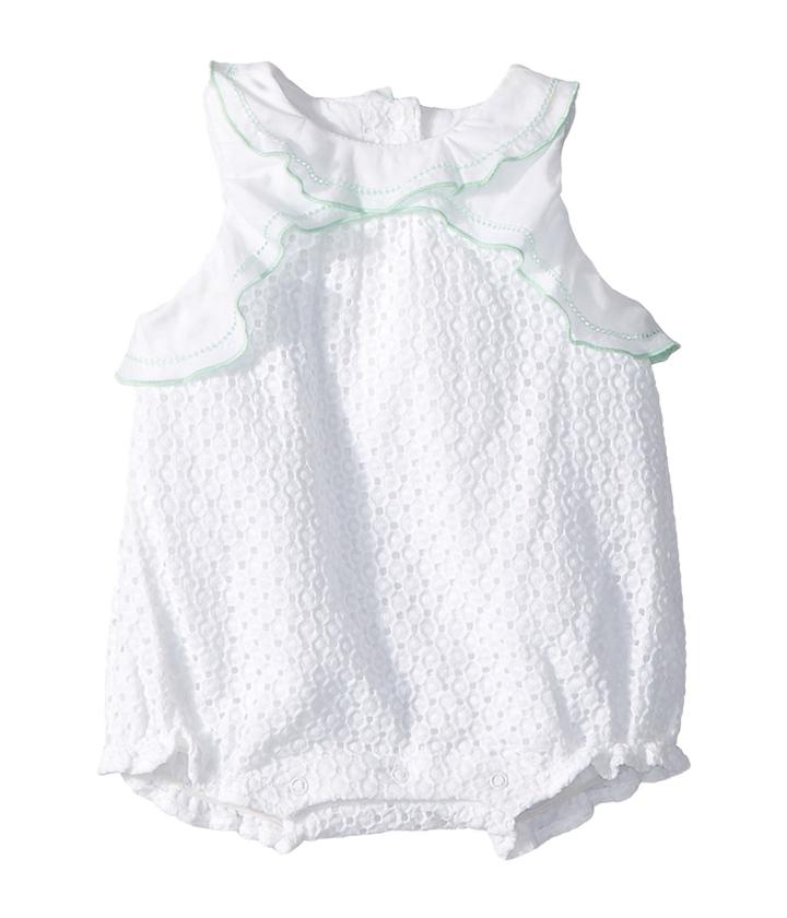 Janie And Jack - Eyelet Bubble One-piece