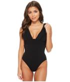 Robin Piccone - Lina Ruffle V-neck One-piece