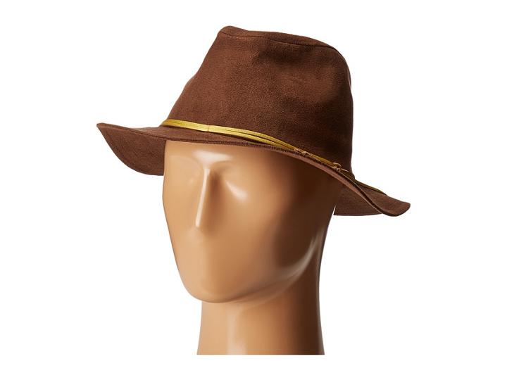 San Diego Hat Company - Cth8072 Faux Suede Fedora