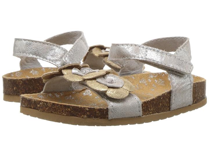 Baby Deer - Distressed Sandal With Flowers