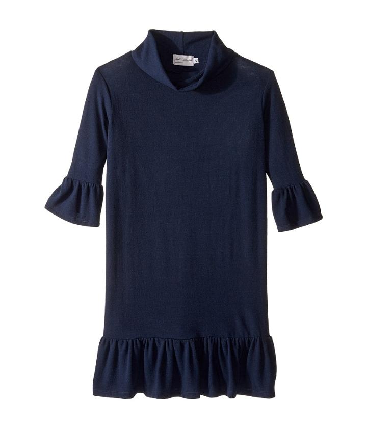 Fiveloaves Twofish - Ruffle Sheath Sweater Dress