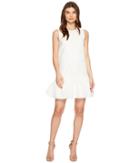 Maggy London - Circle Cut Out Back Drop-waist Dress