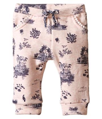 Ikks - Hawaiian Toile Print Jersey Pants