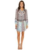 Hale Bob - A Fine Line Stretch Satin Woven Dress