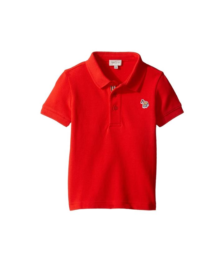Paul Smith Junior - Short Sleeve Plain Red Polo