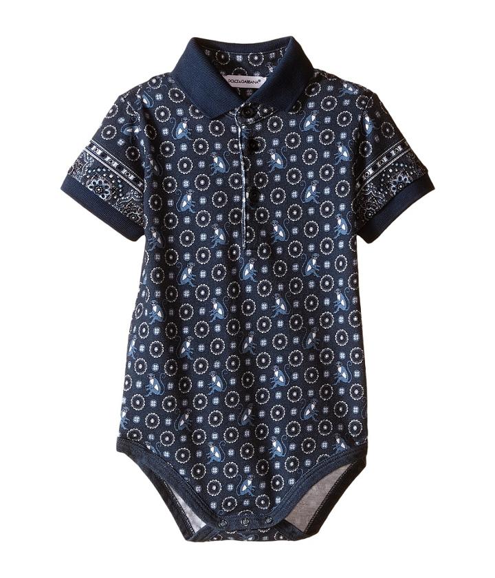 Dolce &amp; Gabbana Kids - Cravat Polo One-piece