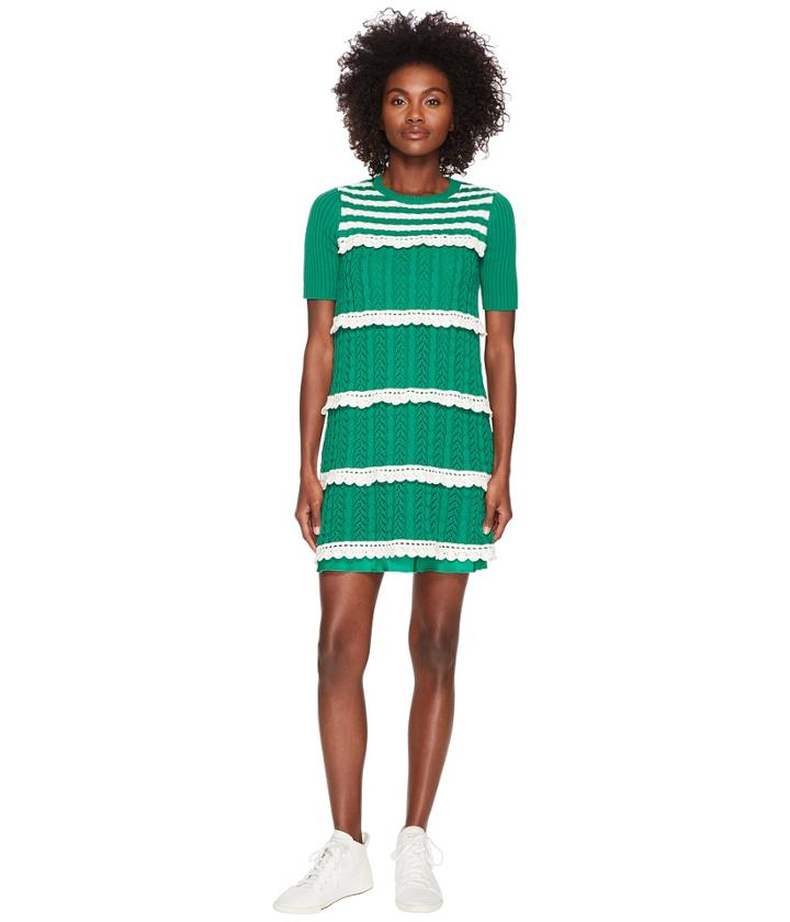 Red Valentino - Crochet Knit Dress