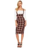 Unique Vintage - Sabrina Suspender Skirt