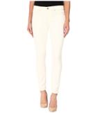 7 For All Mankind - The Ankle Skinny W/ Contour Waist Band In Winter White