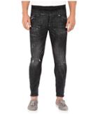 Dsquared2 - Uniform Outrage Wash Mixed Jeans In Black