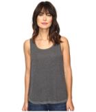 Dylan By True Grit - Glam Softest Fleece High-low Tank Top
