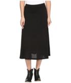 Roper - 0612 Black Sweater Jersey A-line Skirt
