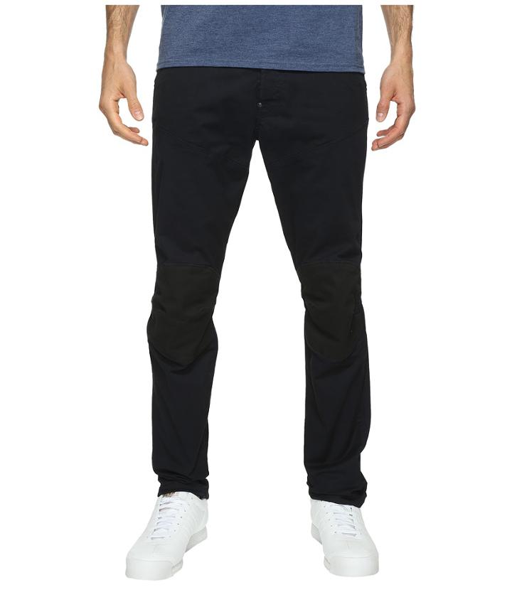 G-star - 5620 3d Tapered Trainer Pattern Mix Colored Jeans In Dark Police Blue/mazarine Blue Overdye