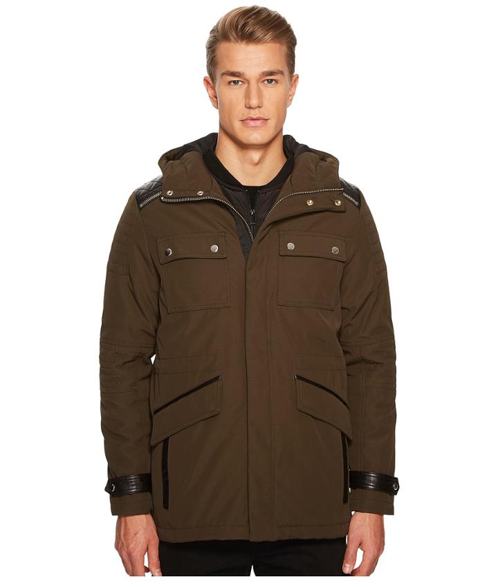 The Kooples - Parka With Crossed Topstitching