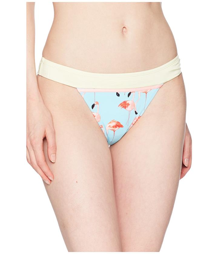 The Bikini Lab - Ready To Flamingo Banded Hipster Bottom