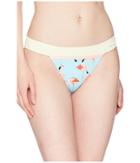 The Bikini Lab - Ready To Flamingo Banded Hipster Bottom