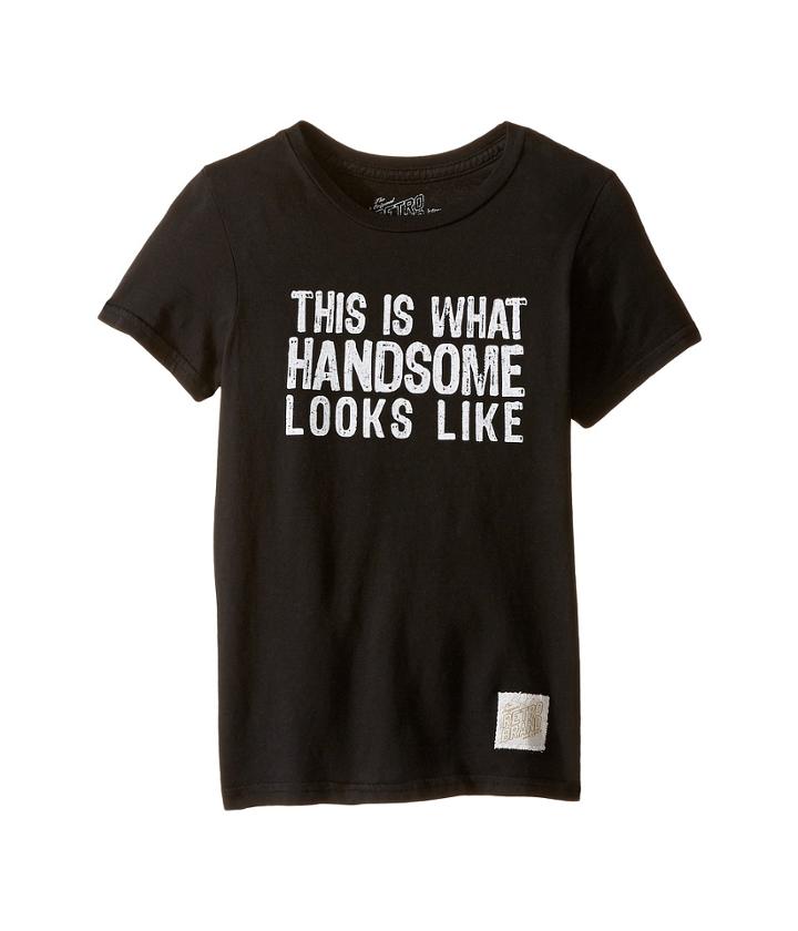 The Original Retro Brand Kids - This Is What Handsome Looks Like Short Sleeve Cotton Tee
