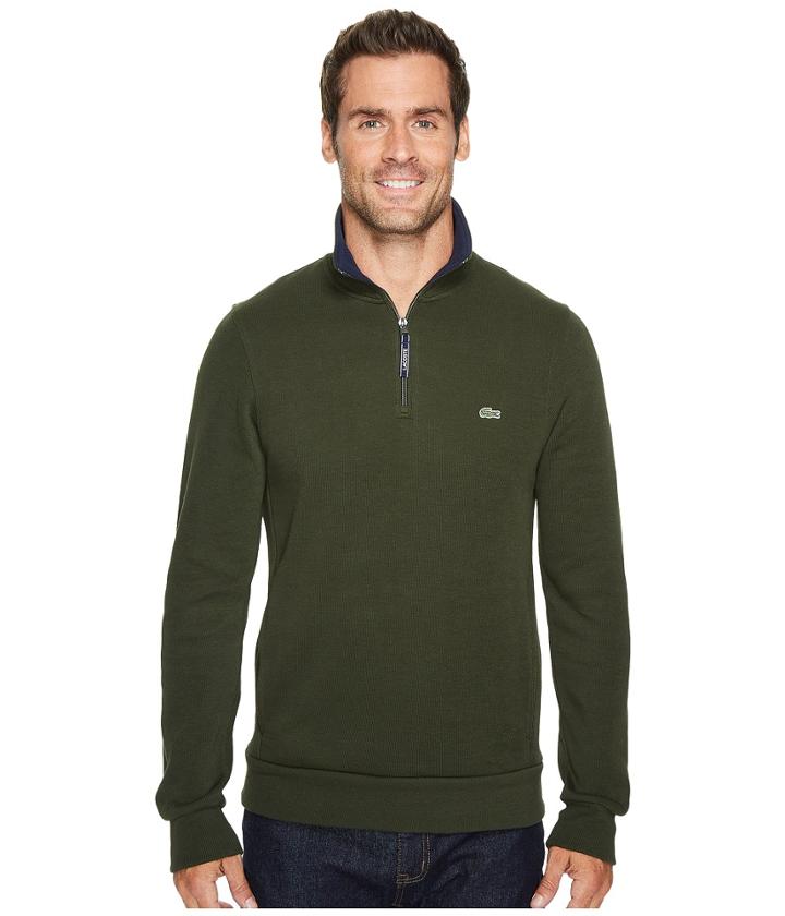 Lacoste - Rib Interlock 1/2 Zip