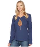 Life Is Good - Set The World On Fire Crusher Vee Long Sleeve Tee