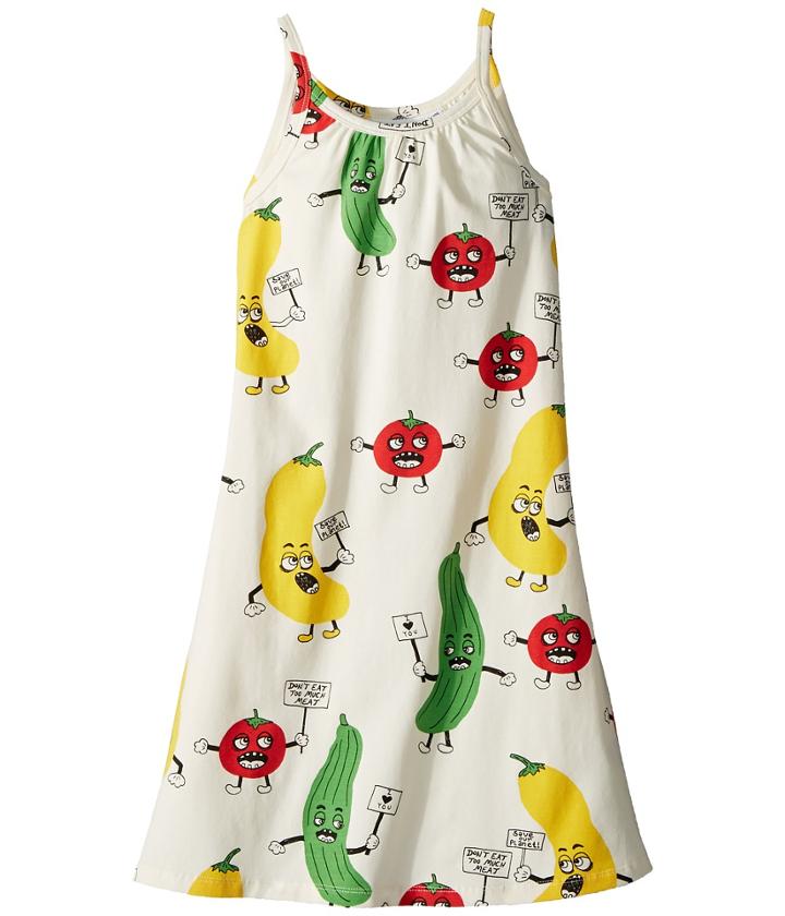 Mini Rodini - Veggie All Over Print Strap Dress