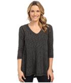 Nally &amp; Millie - V-neck Ribbed Tunic