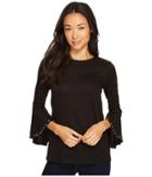 Michael Michael Kors - Hi-low Flutter Sleeve Top