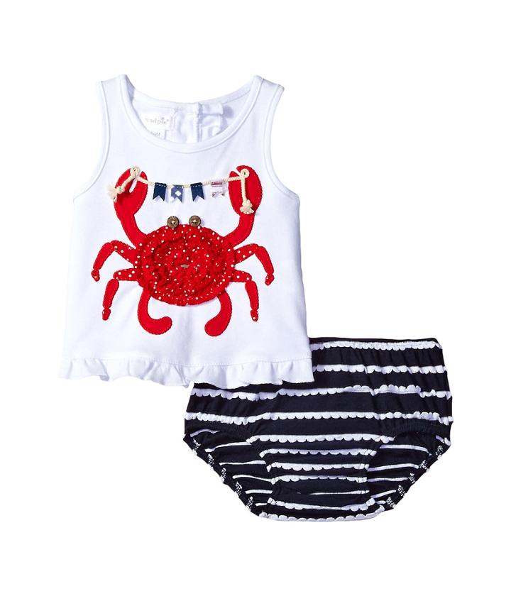 Mud Pie - Crab Pinafore Bloomer Set