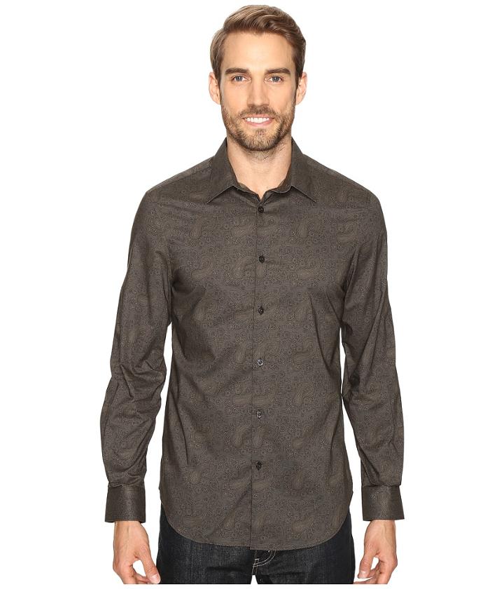 Perry Ellis - Fine Printed Paisley Shirt