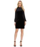 Laundry By Shelli Segal - Velvet Cold Shoulder Cocktail