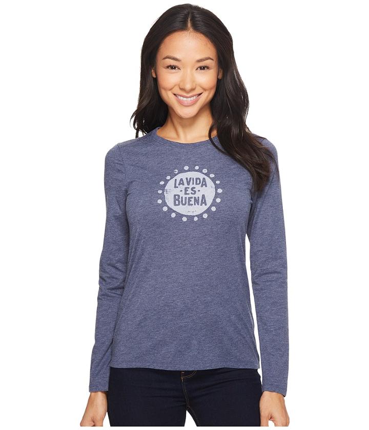 Life Is Good - La Vida Es Buena Long Sleeve Cool Tee