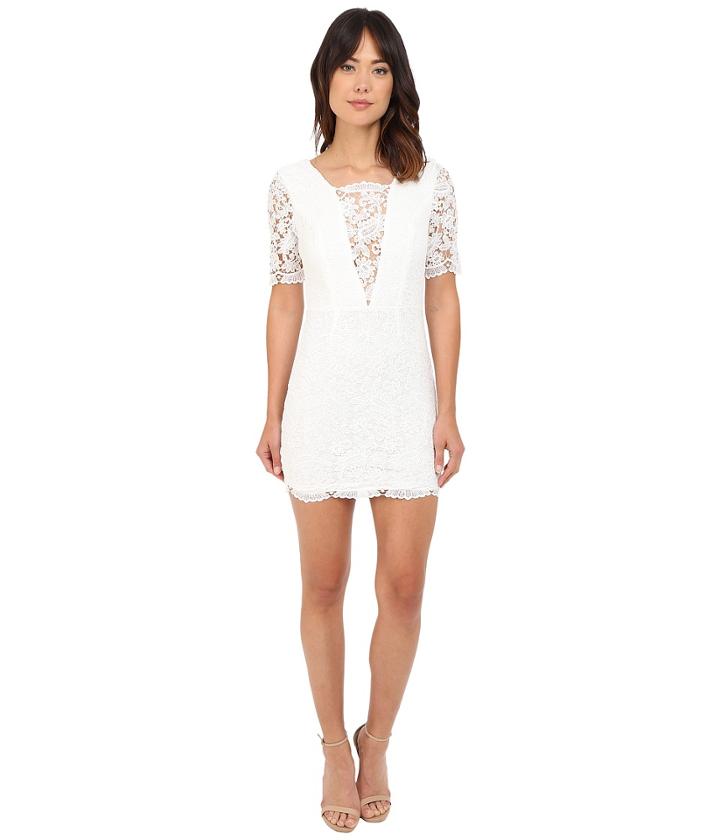 Brigitte Bailey - Jennifer Crochet Lace Detail Mini Dress