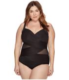 Miraclesuit - Plus Size Solids Madero One-piece