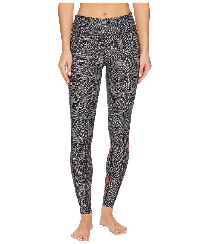 2xu - Mid-rise Print Compression Tights W/ Storage
