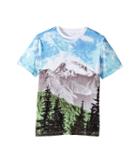 Stella Mccartney Kids - Arrow Mountain Landscape Printed T-shirt