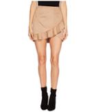 Jack By Bb Dakota - Khan Faux Suede Ruffle Skirt