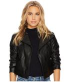 1.state - Cropped Faux Leather Jacket