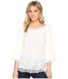 Hale Bob - New Frontiers Mix Media Lace Jersey Top