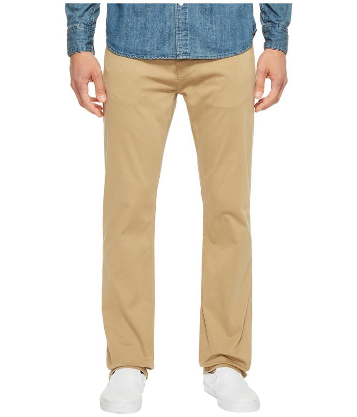 Mavi Jeans - Zach Classic Straight Jeans In British Khaki Twill