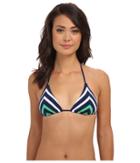 Vitamin A Swimwear - Natalie Miter Stripe Halter