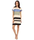 Vince Camuto - Cap Sleeve Veranda Stripe Shift Dress