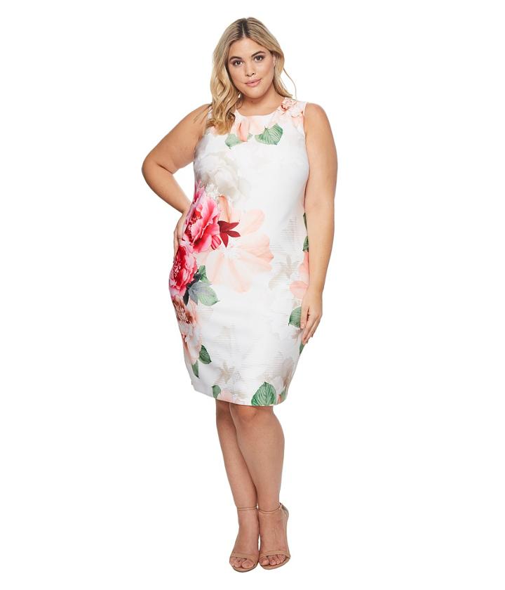 Calvin Klein Plus - Plus Size Printed Scuba Dress